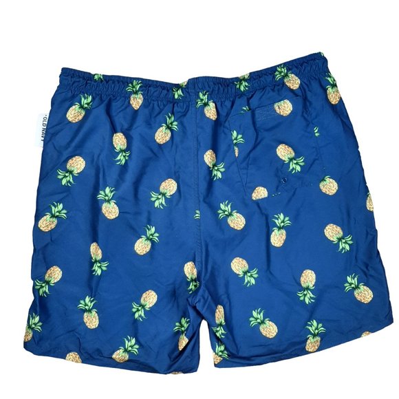 NWT Old Navy Pineapple Print Swim Shorts Size XL - Picture 3 of 9